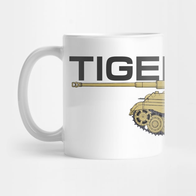 Tiger II T-shirt by Panzerpicture